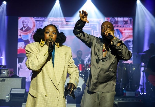 Lauryn Hill and Wyclef Jean
