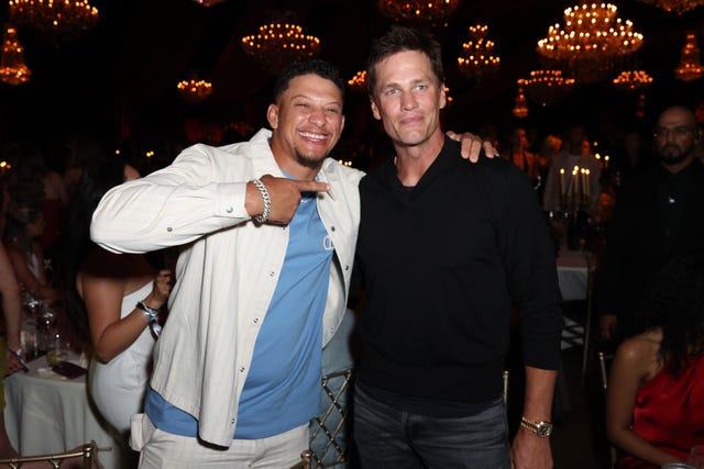 Patrick Mahomes and Tom Brady