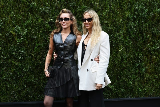 Miley and Tish Cyrus