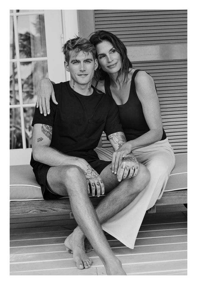 Presley Gerber and Cindy Crawford