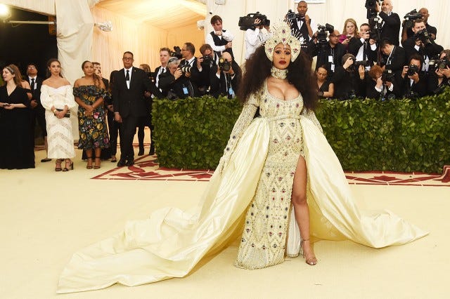 Cardi B at 2018 Met Gala