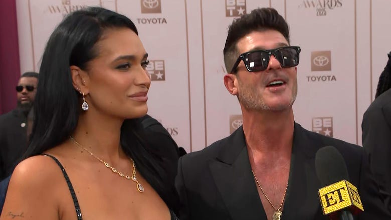 Robin Thicke Reveals Touching Wedding Gift From Wife April Love Geary (Exclusive)