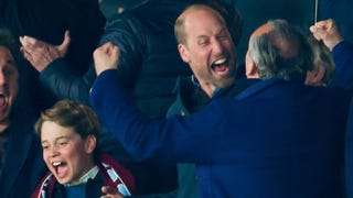 Prince William and Prince George Get Rowdy During Rare Father-Son Outing