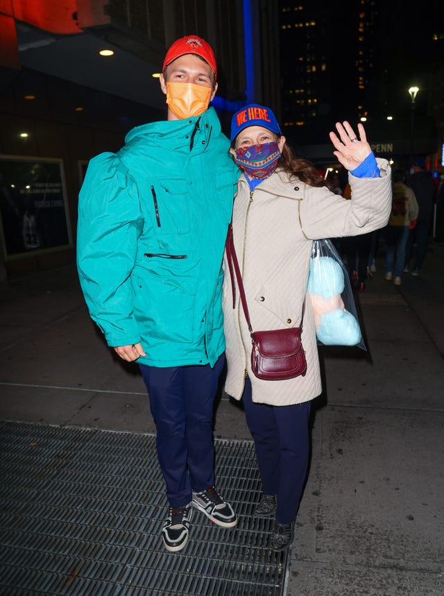 Ansel Elgort and Grethe B. Holby