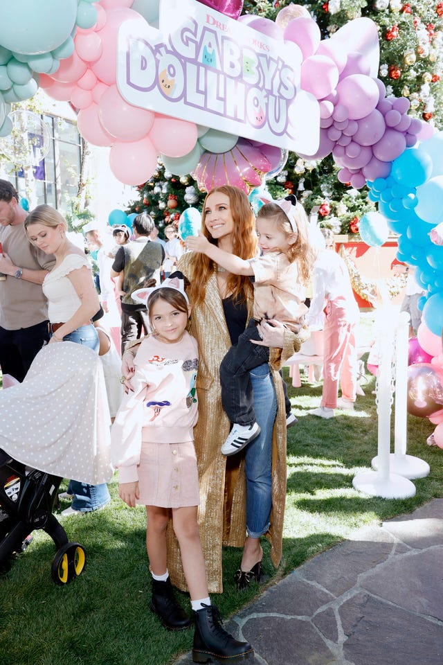 Jagger Snow Ross, Ashlee Simpson and Ziggy Blu Ross