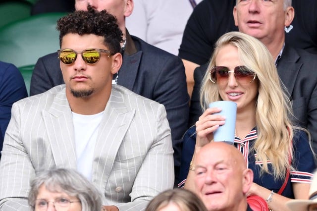 Brittany Mahomes and Patrick Mahomes