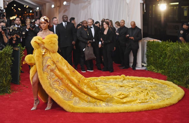 Rihanna at Met Gala 2015