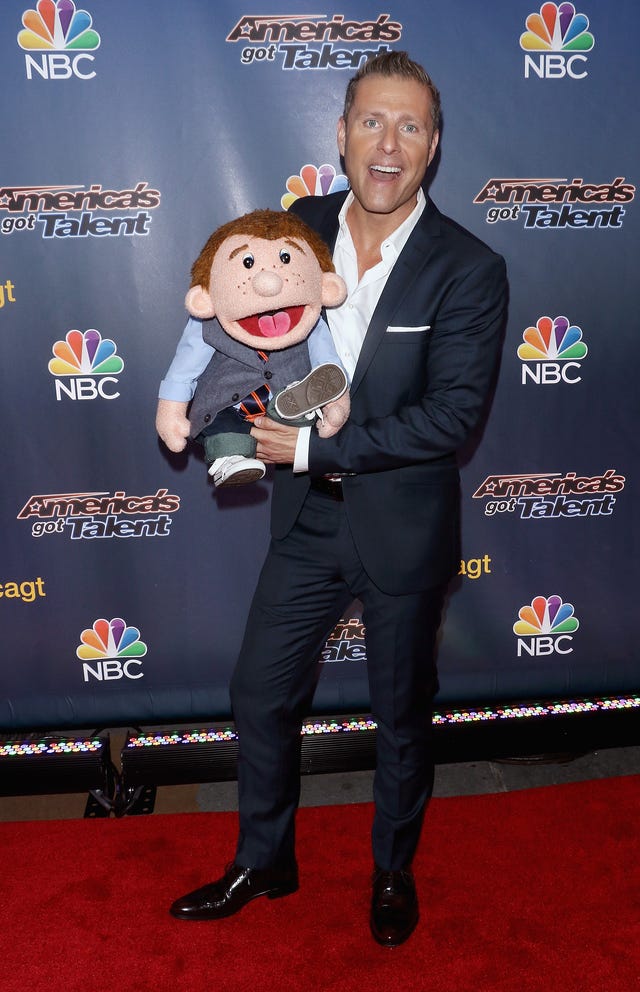 Paul Zerdin at the "America's Got Talent" season 10 pre-show red carpet