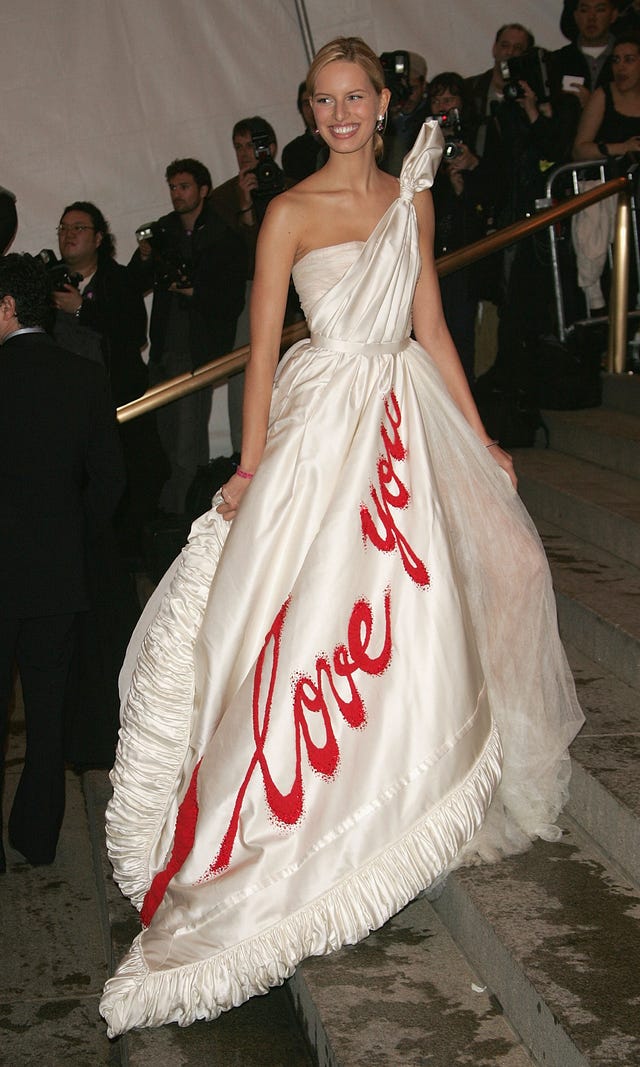 Karolina Kurkova at 2005 met gala