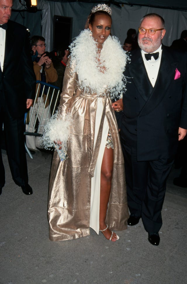 iman at 1997 met gala