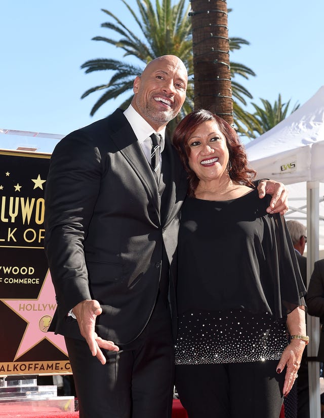 Dwayne Johnson and Ata Johnson
