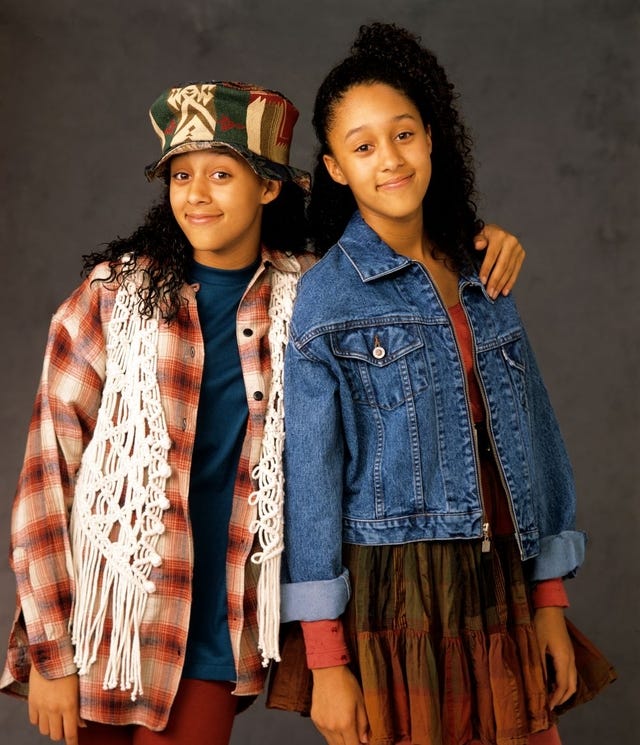 Tia and Tamera Mowry Then