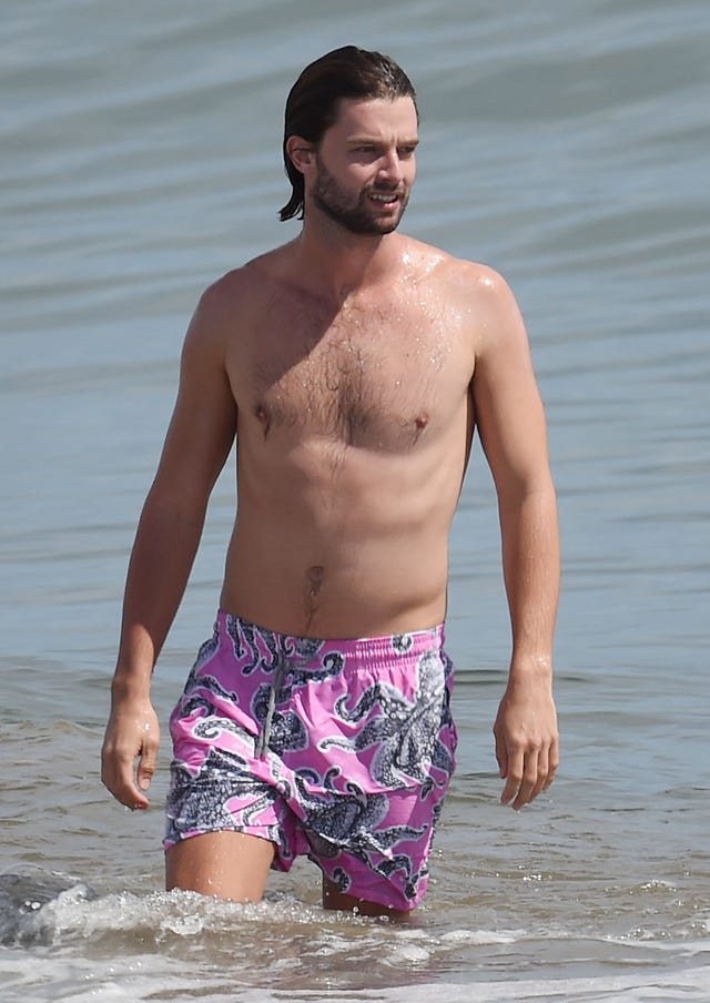 Patrick Schwarzenegger in laguna beach