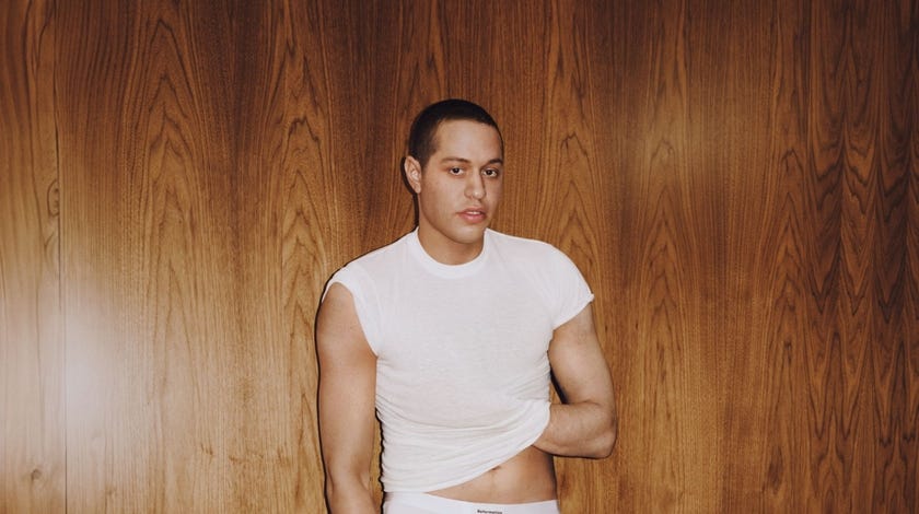 Pete Davidson Shows Off His Tattoo-Free Muscles in Reformation's Sexy Valentine's Day Campaign