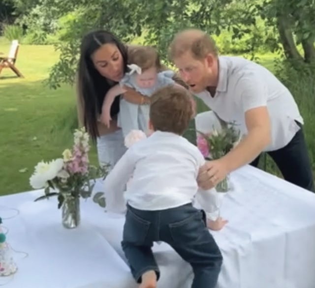 Meghan Markle, Prince Harry, Archie Harrison Mountbatten-Windsor, Lilibet Mountbatten-Windsor