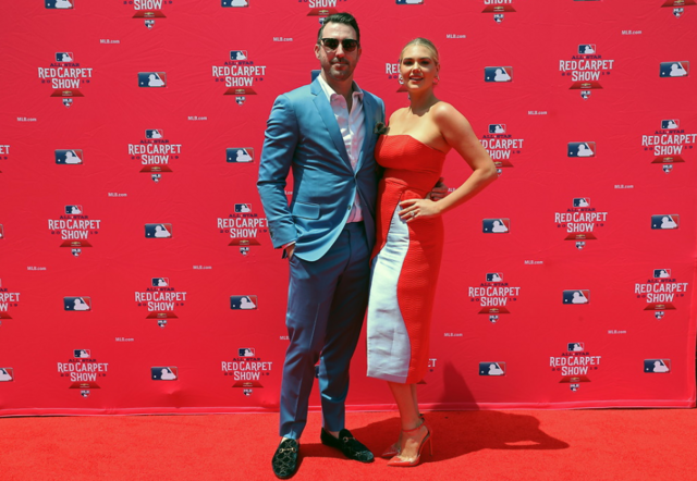 Justin Verlander and Kate Upton at mlb all star game 2019